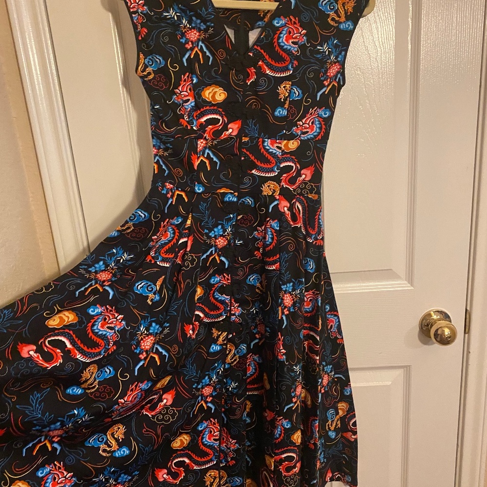 Pinup Girl Dragon Sandra Dress NWT (Size XS)